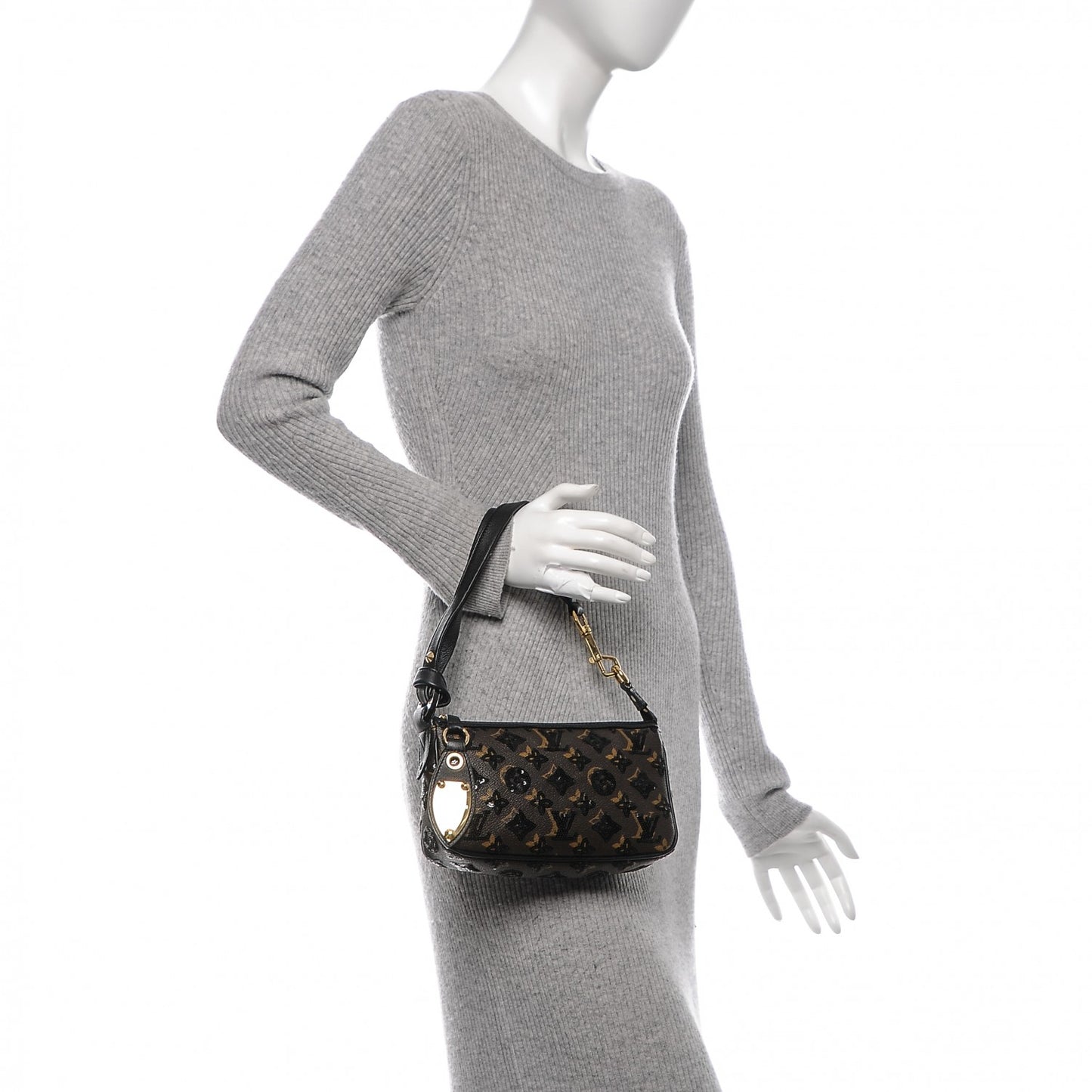 Monogram Sequins Eclipse Pochette Noir