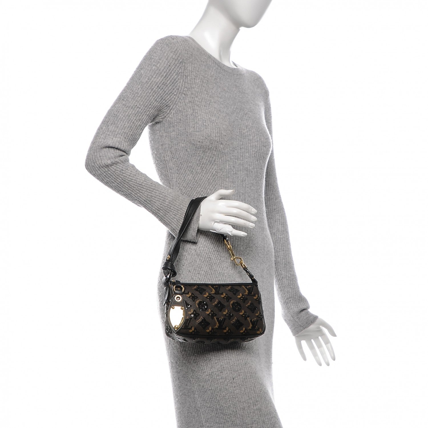 Louis Vuitton Monogram Sequins Eclipse Pochette Noir 2 of 6