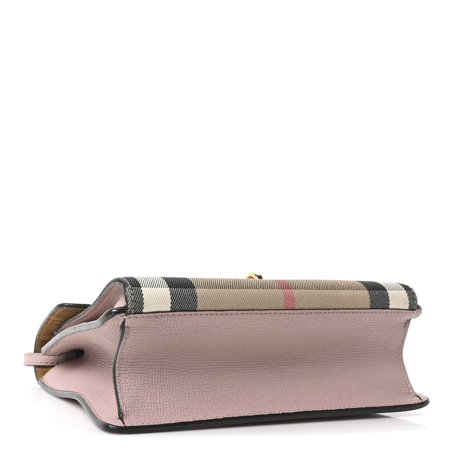 Burberry Derby Calfskin House Check Small Macken Crossbody Bag Pale Orchid 4 of 10
