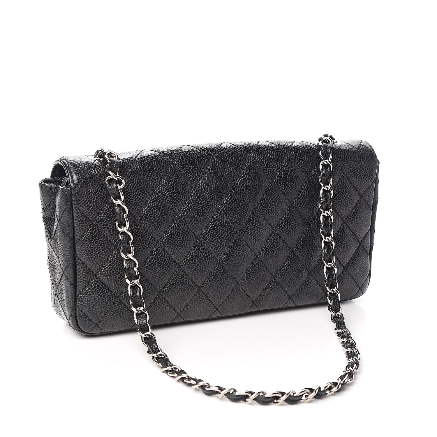 Chanel Caviar Quilted East West Flap Black 3 of 11