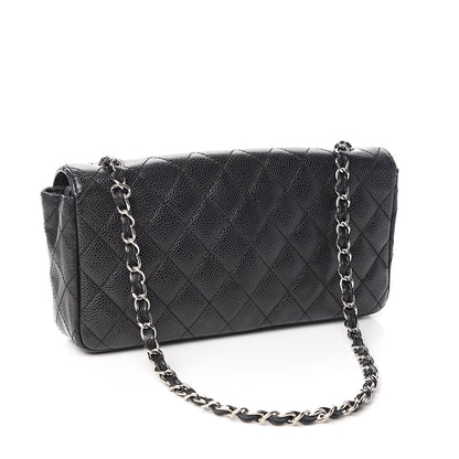 Chanel Caviar Quilted East West Flap Black 3 of 11