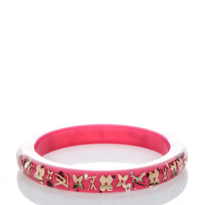 Louis Vuitton Resin Swarovski Inclusion Bracelet PM Framboise 3 of 4