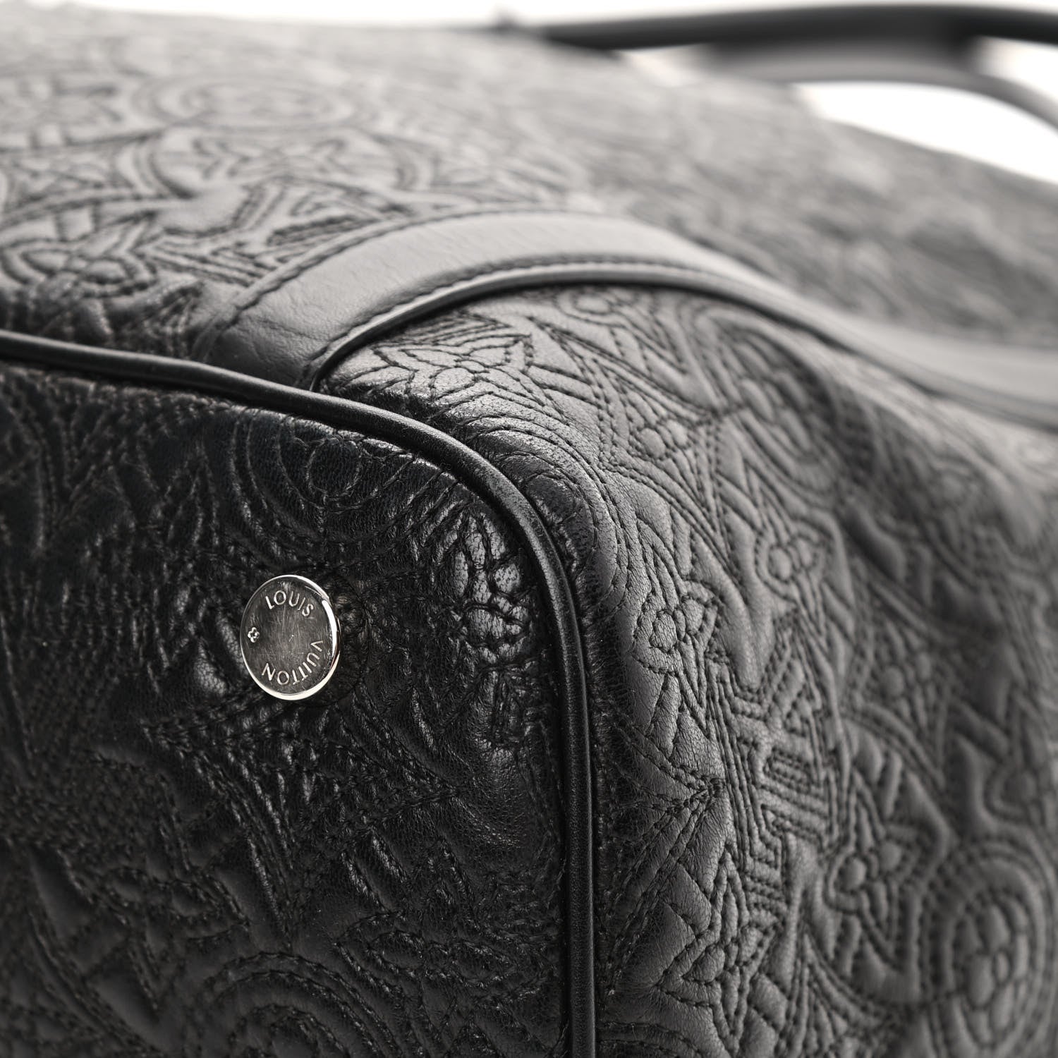 Louis Vuitton Monogram Lambskin Antheia Ixia MM Black 10 of 16