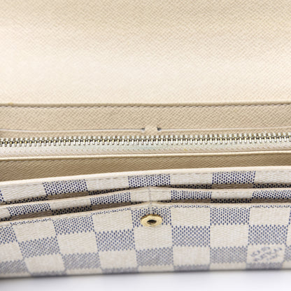 Louis Vuitton Damier Azur Sarah Wallet 11 of 12