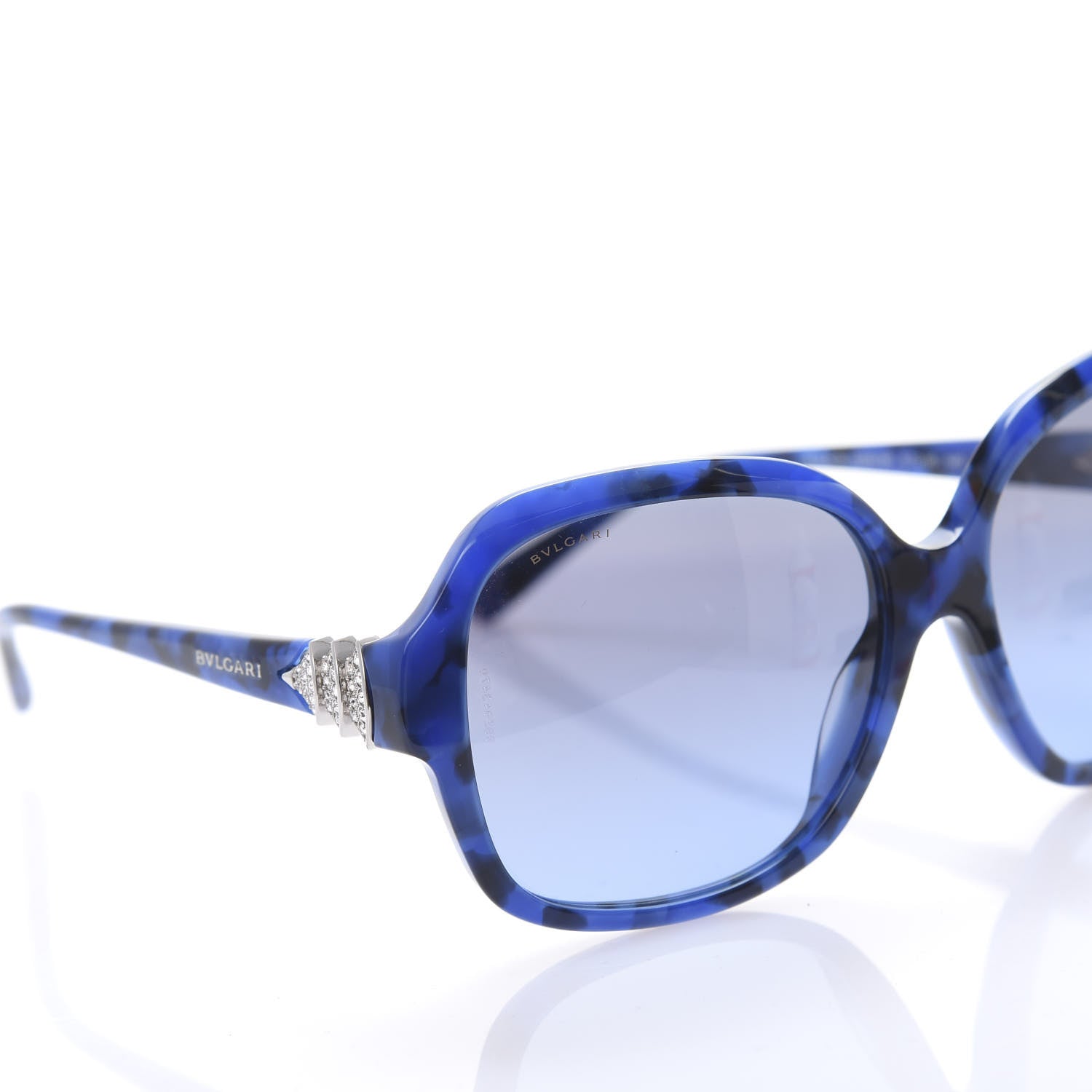 Bulgari Oversized Sunglasses 8124-B Blue 7 of 8