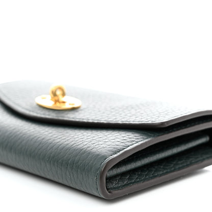 Mulberry Classic Grain Medium Darley Wallet Dark Green 9 of 9
