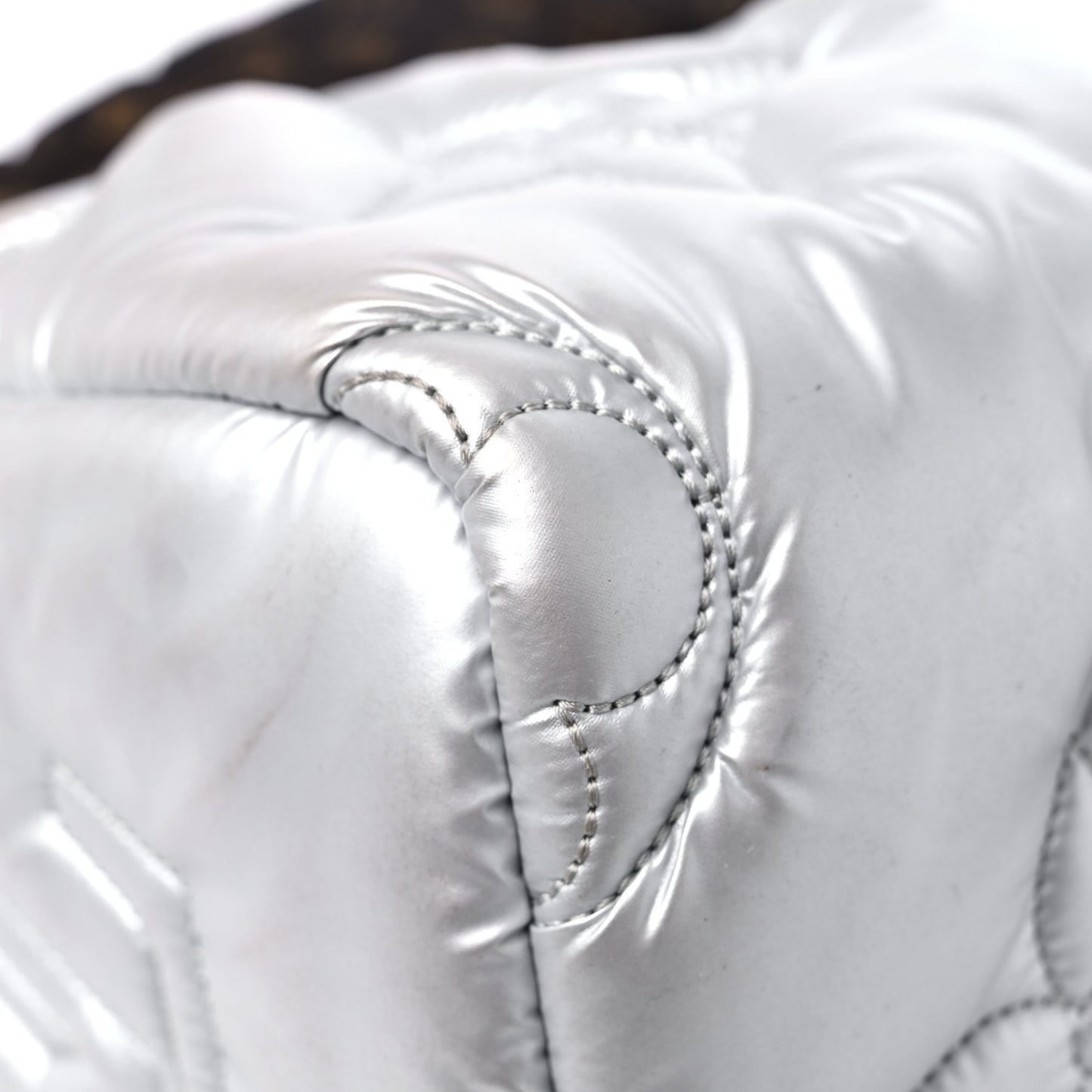 Econyl Mini Monogram Pillow Speedy Bandouliere 25 Silver