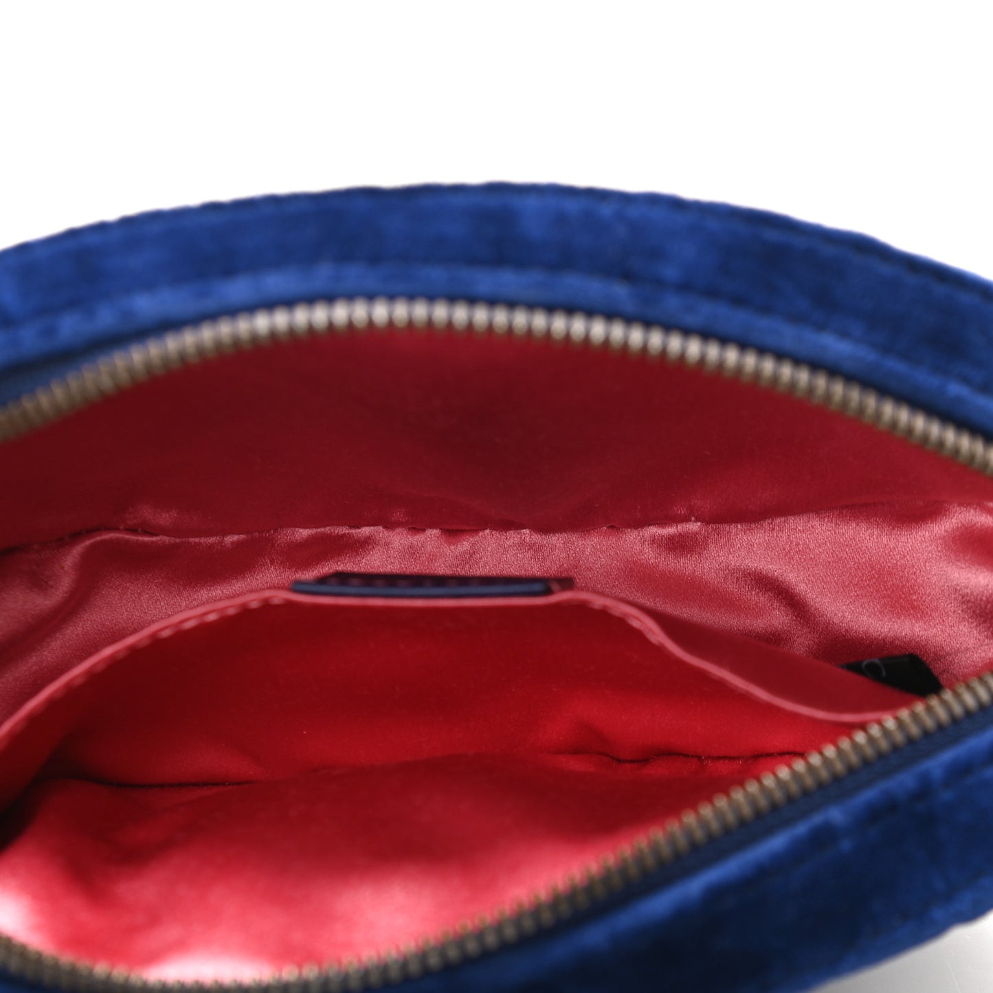 Velvet Matelasse GG Marmont Belt Bag 65 26 Cobalt Blue