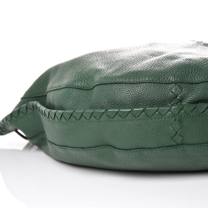Bottega Veneta Washed Cervo Deerskin Large Hobo Green 5 of 10