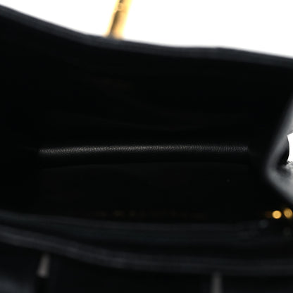 Chanel Caviar Quilted Double Belt Flap Waist Bag 70 28 Black 5 of 12