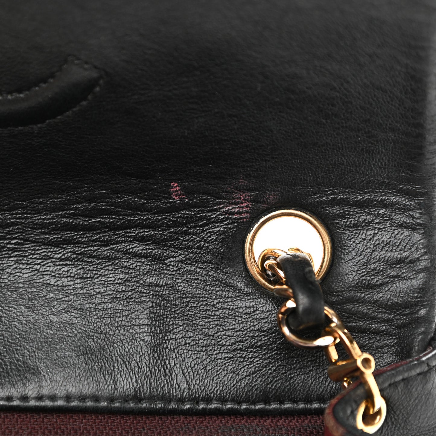 Lambskin Quilted Small Single Flap Black