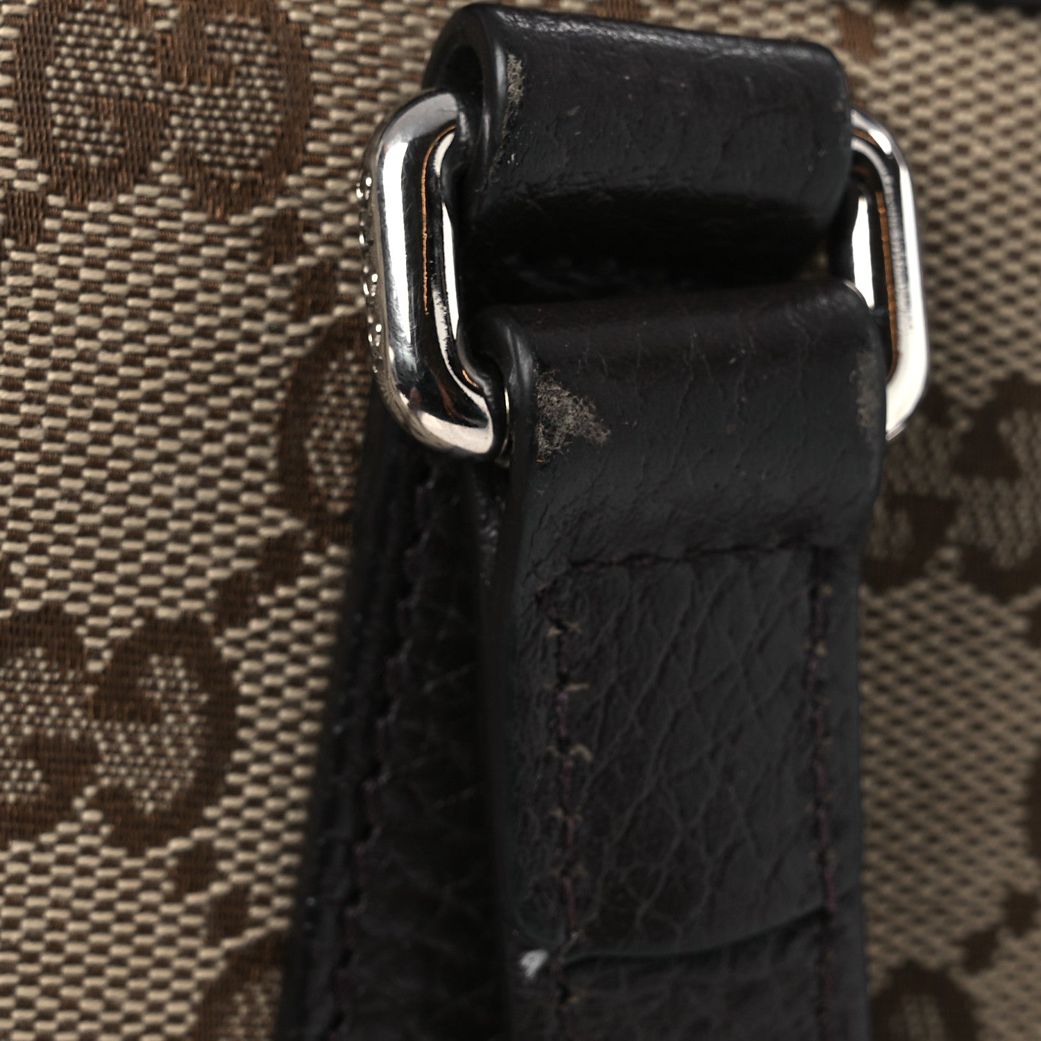 Gucci GG Monogram Large Joy Tote Bag Dark Brown 16 of 18