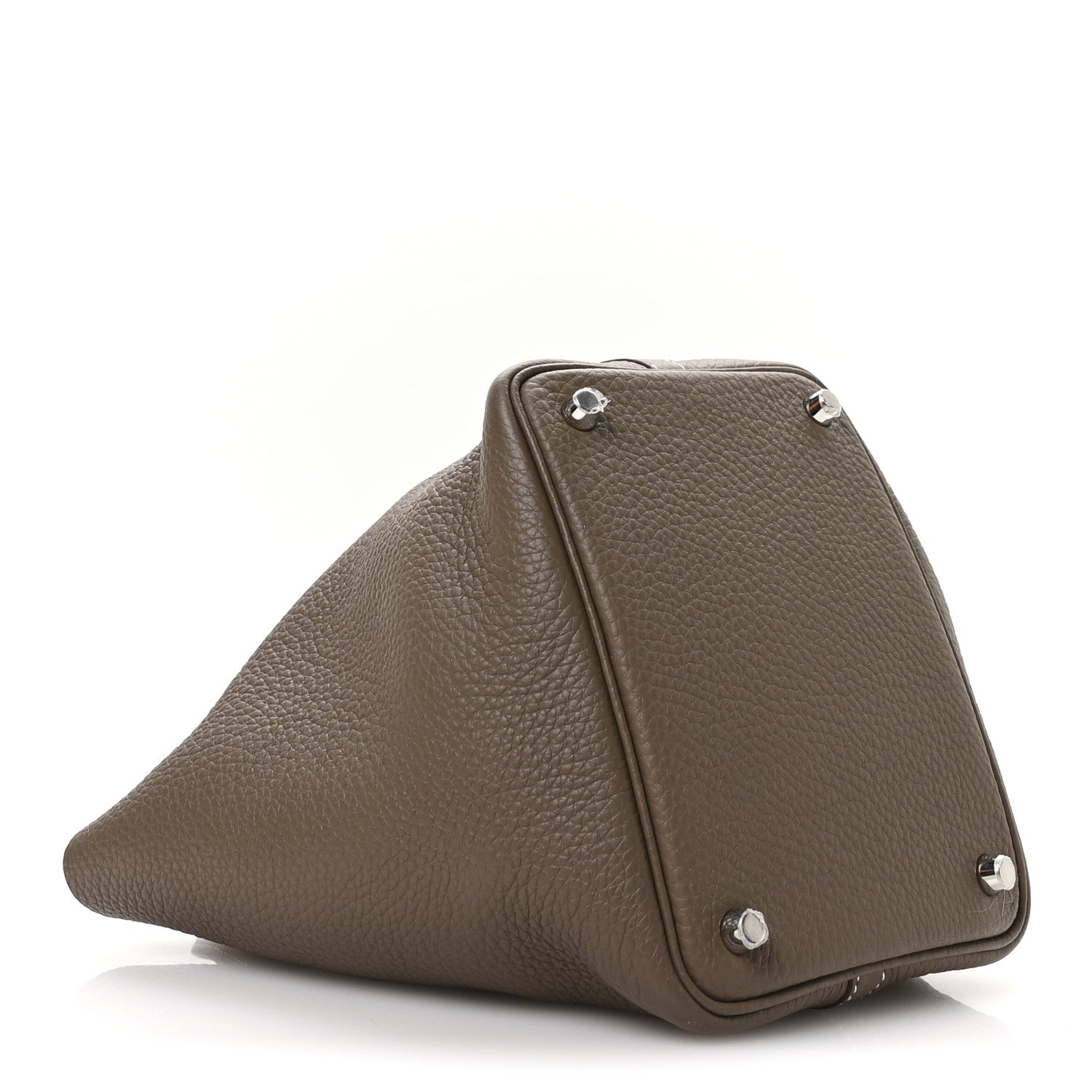 Hermes Taurillon Clemence Picotin Lock 18 PM Etoupe 4 of 13