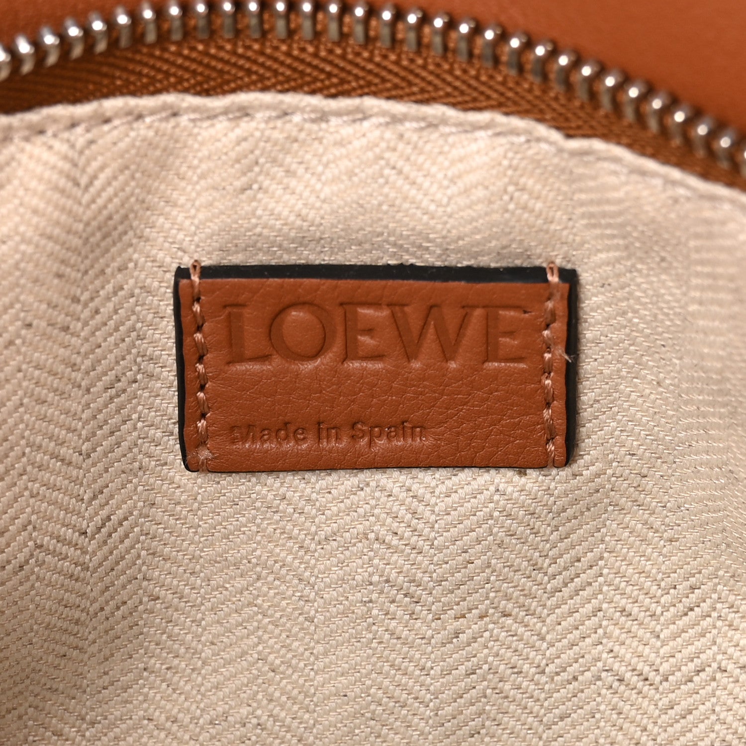 Loewe Calfskin Small Puzzle Edge Bag Tan 6 of 11