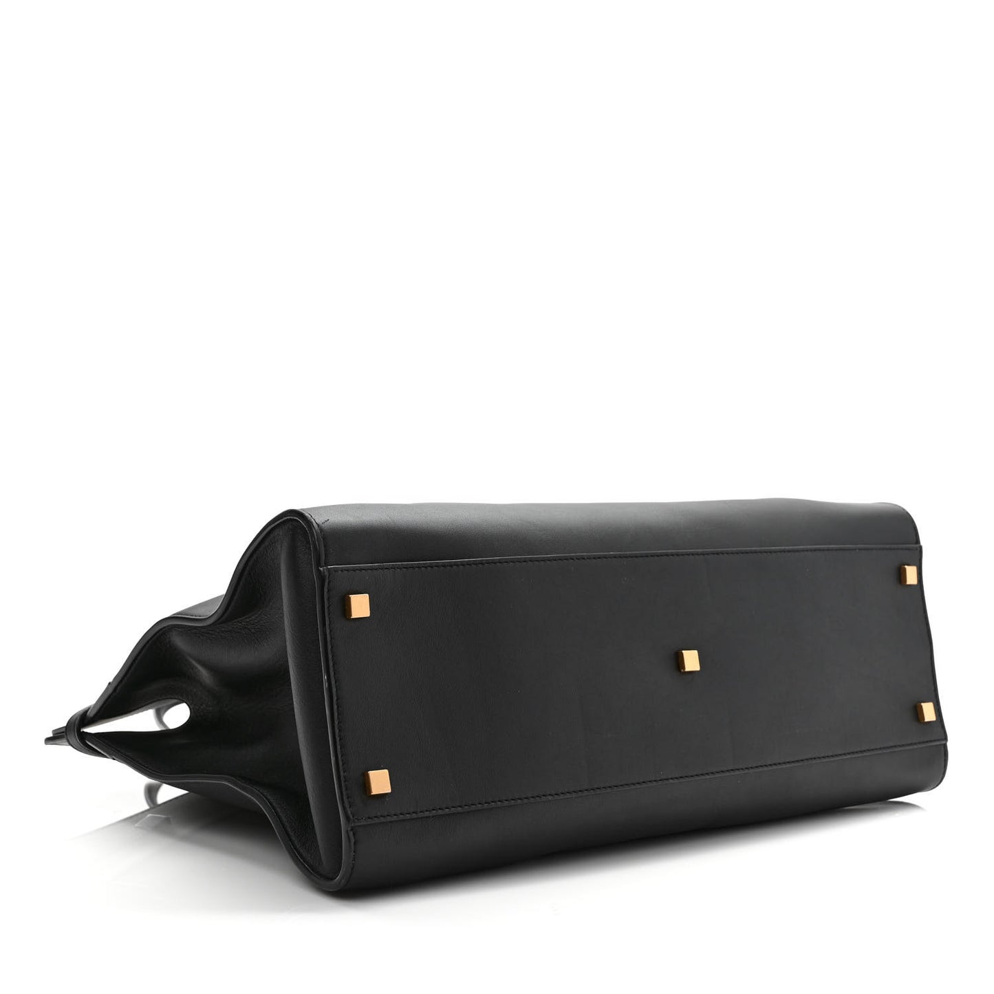 Calfskin Medium Manhattan Shopper Tote Black