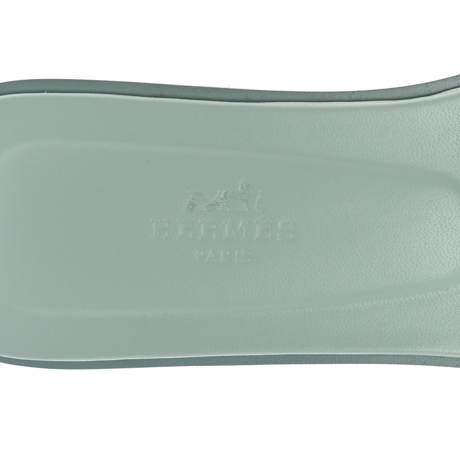 Hermes Epsom Oran Sandals 38 Vert Embrun 7 of 10