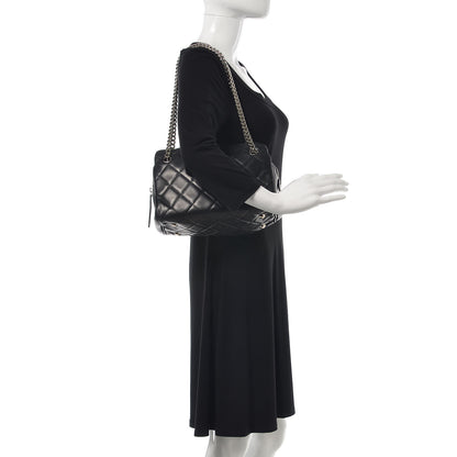 Chanel Lambskin Quilted Shoulder Bag Black 2 of 18