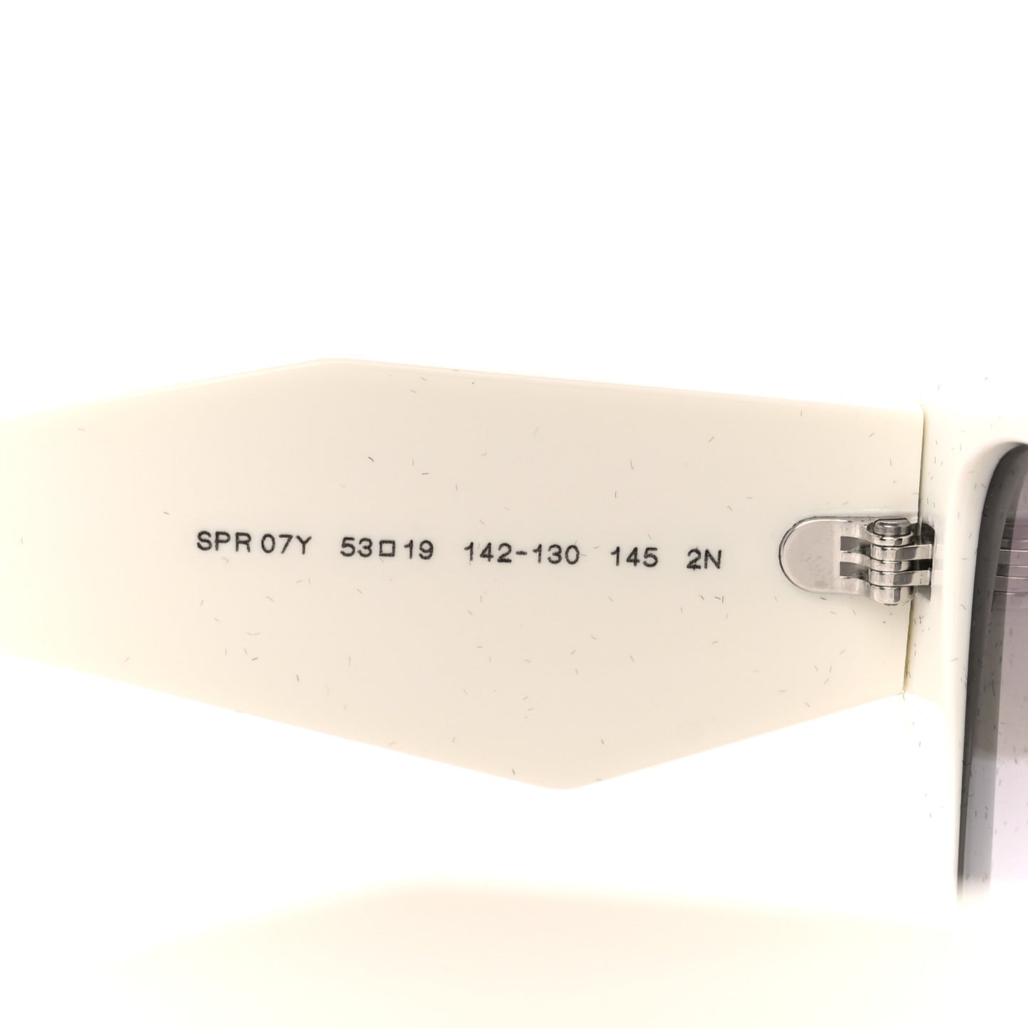 Acetate Symbole Sunglasses SPR 07Y White