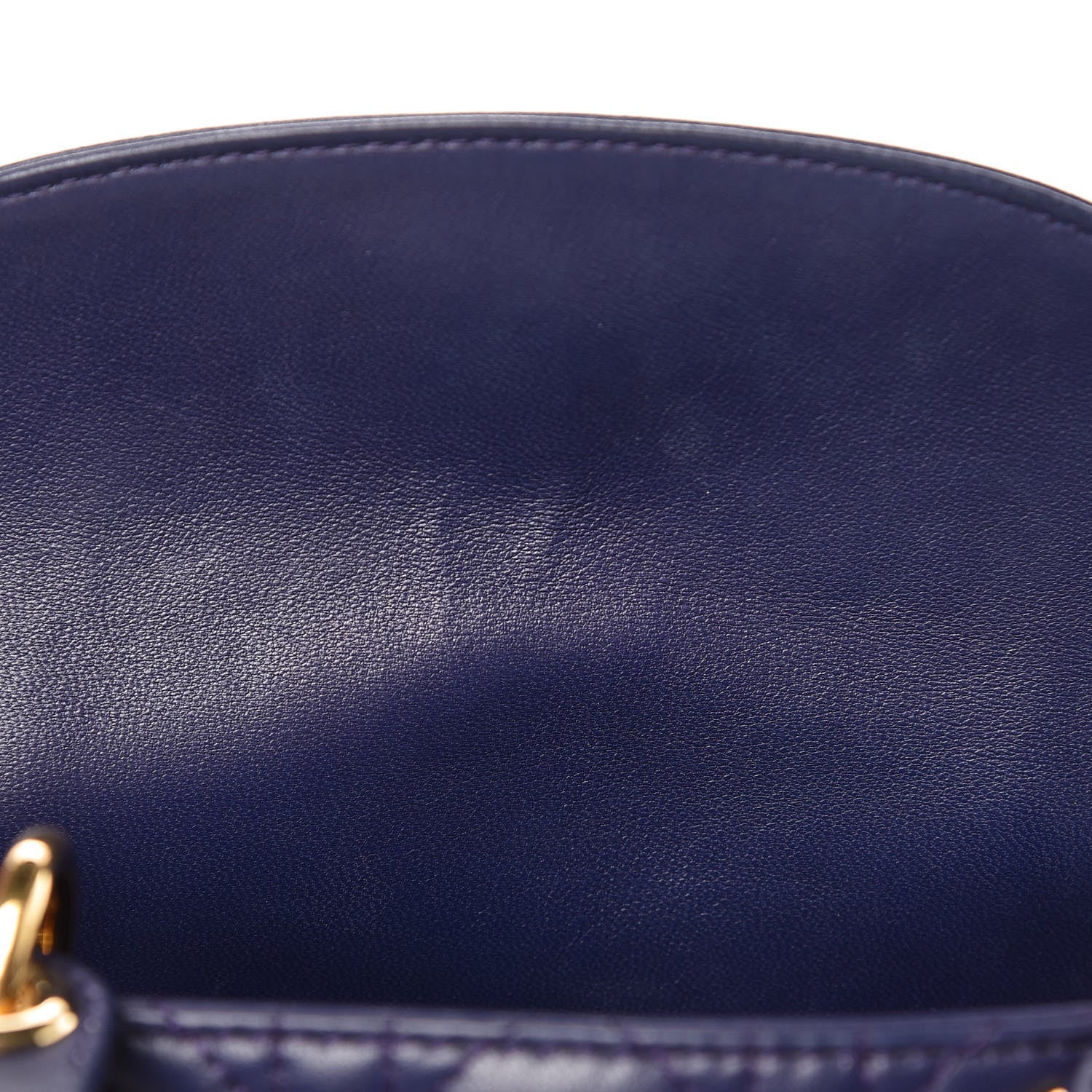 Christian Dior Lambskin Cannage Small Jeweled Owl Lady Dior Blue 8 of 11