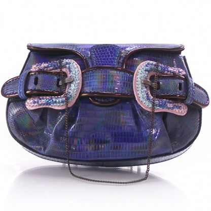 Fendi Snakeskin Sequin Mini B Bag 1 of 8