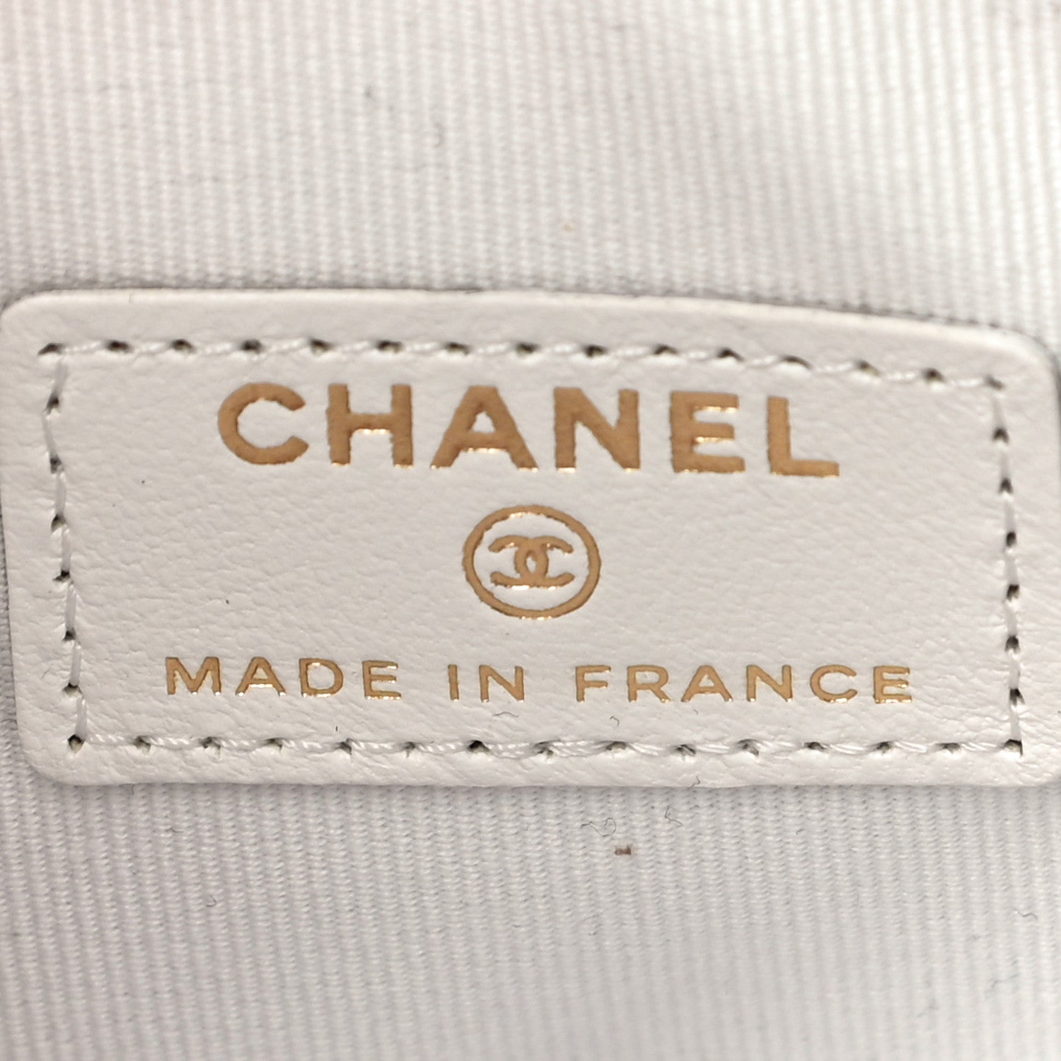 Chanel Lambskin Quilted CC In Love Heart Clutch With Chain White 6 of 10