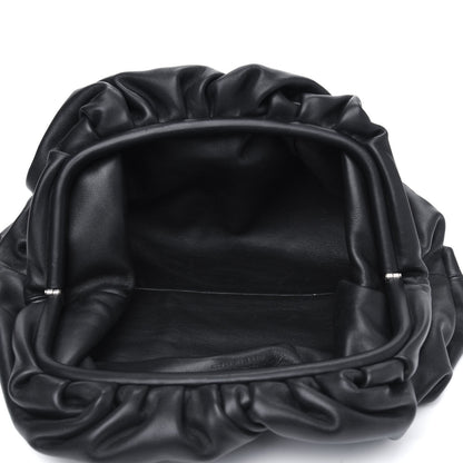 Bottega Veneta Smooth Butter Calf The Pouch Oversized Clutch Black 3 of 4