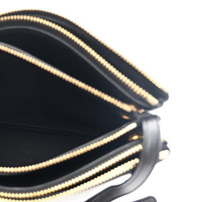 Celine Lambskin Small Trio Crossbody Bag Black 6 of 12