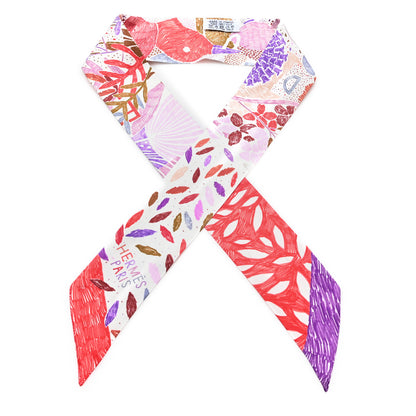 Hermes Silk Chacun Fait Son Nid Twilly 1 of 3