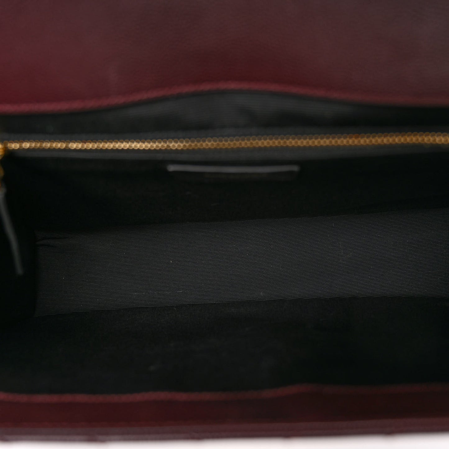 Grain De Poudre Matelasse Chevron Large Monogram Satchel Rouge Legion
