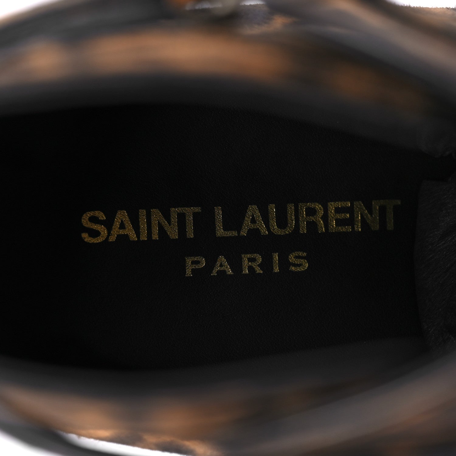 Saint Laurent Suede Blake Ankle Boots 38.5 Leopard 7 of 7