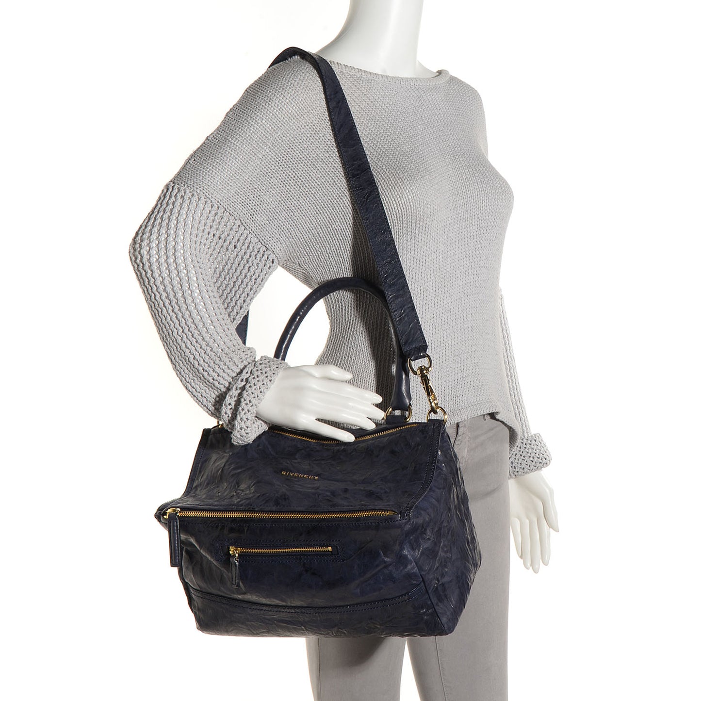 Tumbled Sheepskin Medium Pandora Navy