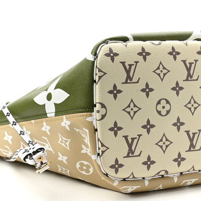 Louis Vuitton Monogram Giant Neverfull MM Kaki 8 of 11