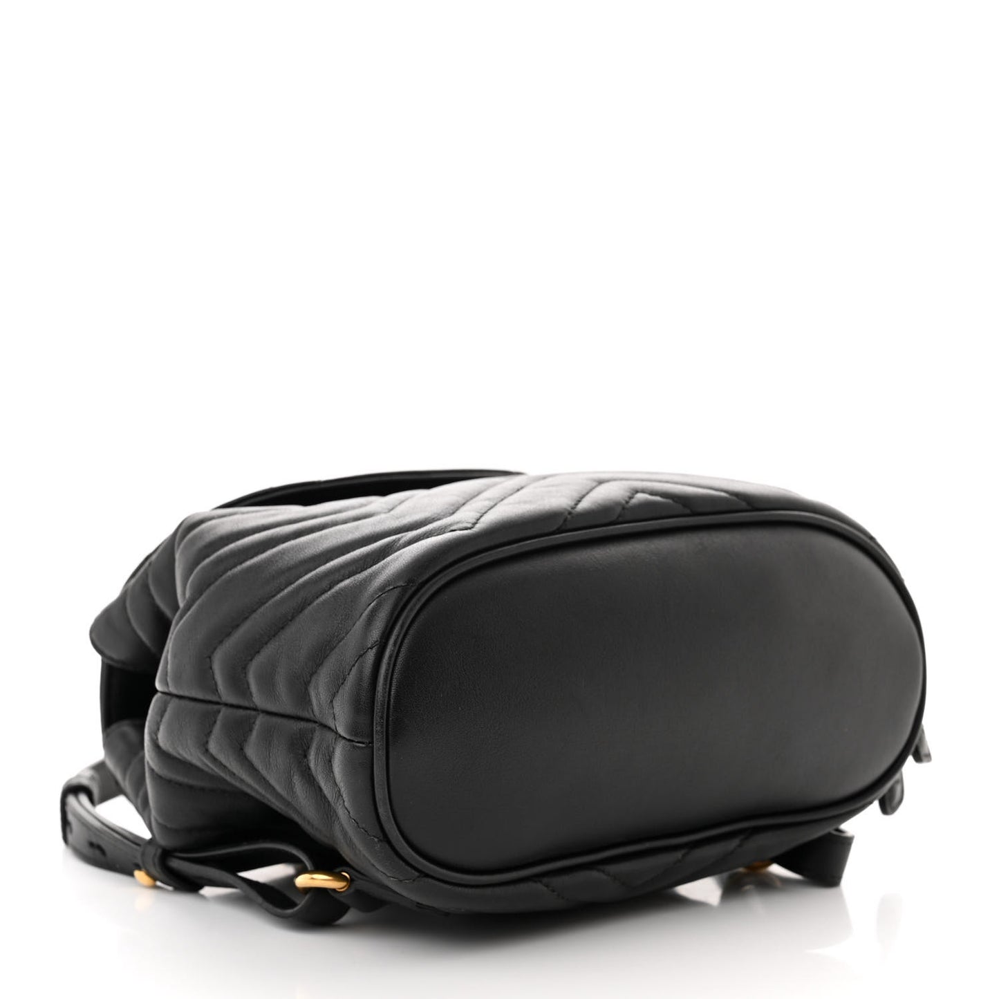 Calfskin Matelasse GG Marmont Flap Backpack Black