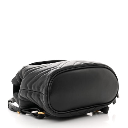 Gucci Calfskin Matelasse GG Marmont Flap Backpack Black 4 of 14
