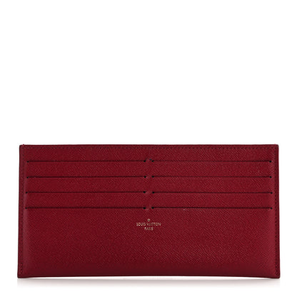 Louis Vuitton Calfskin Felicie Card Holder Insert Fuchsia 1 of 10