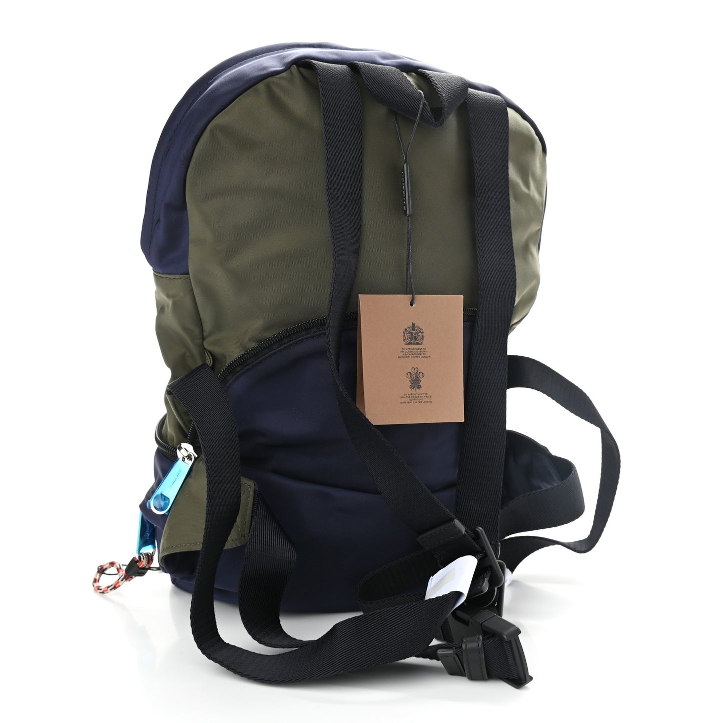 Nylon Rex Convertible Backpack Bum Bag Blue Green