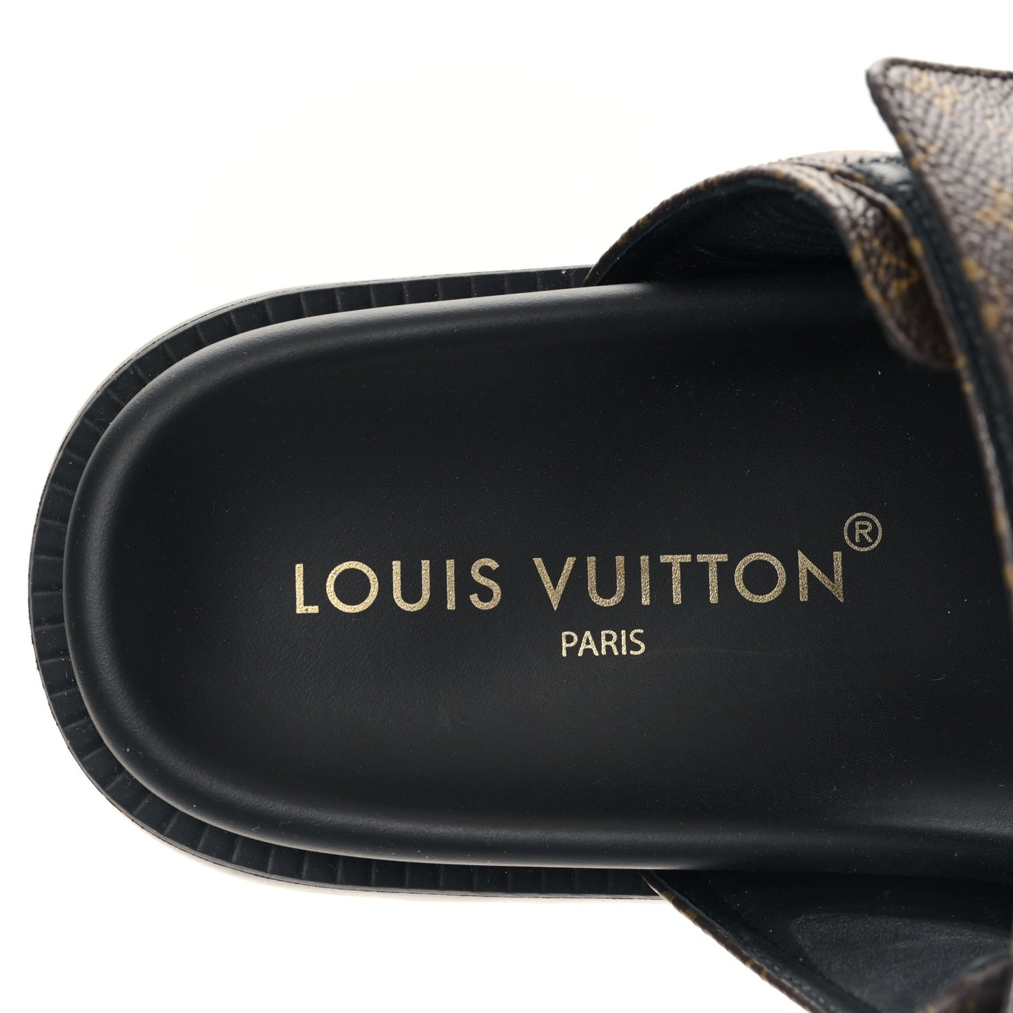 Monogram LV Flat Sandals 41