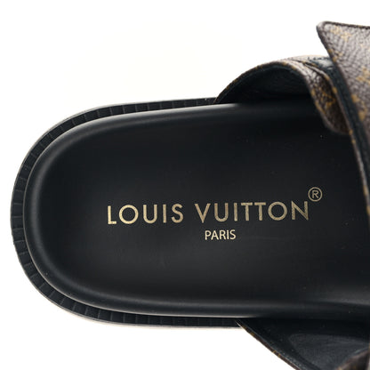 Louis Vuitton Monogram LV Flat Sandals 41 7 of 9