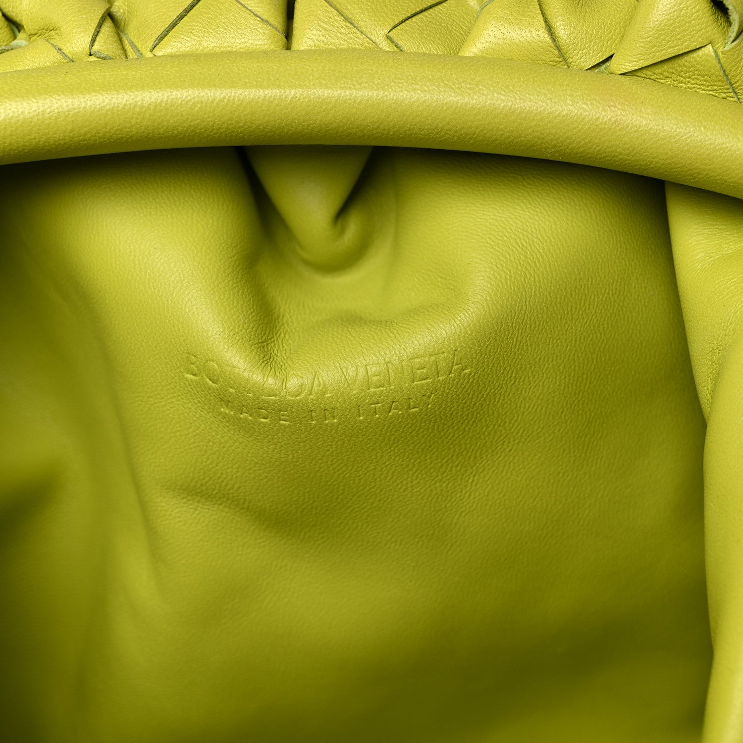 Bottega Veneta Nappa Maxi Intrecciato The Pouch Oversized Clutch Kiwi 6 of 10