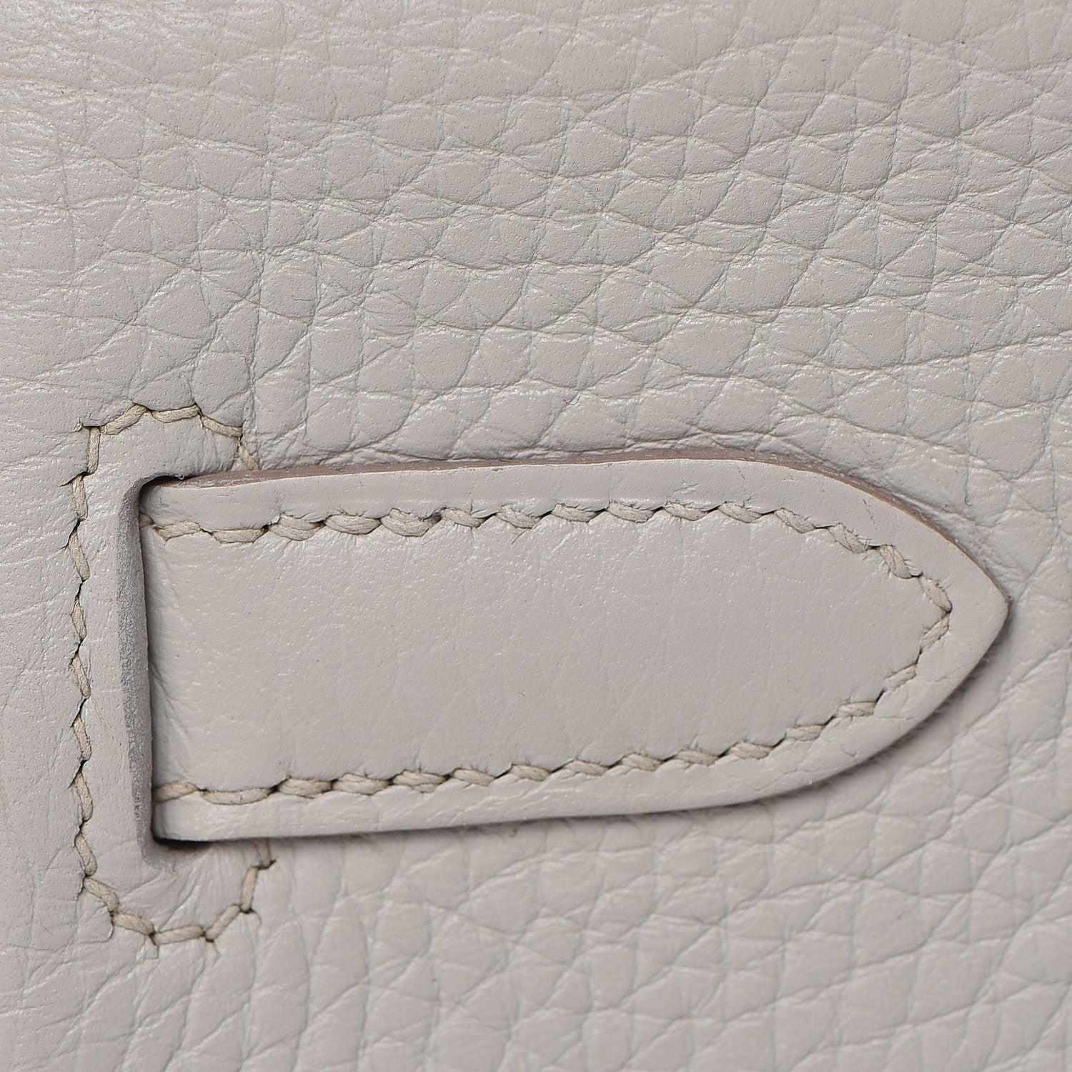 Hermes Taurillon Clemence Kelly Retourne 35 Gris Perle 19 of 29