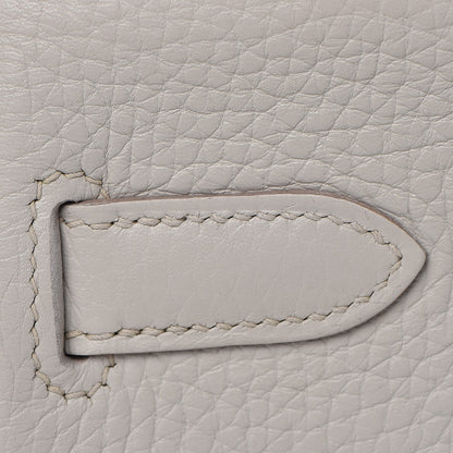 Hermes Taurillon Clemence Kelly Retourne 35 Gris Perle 19 of 29