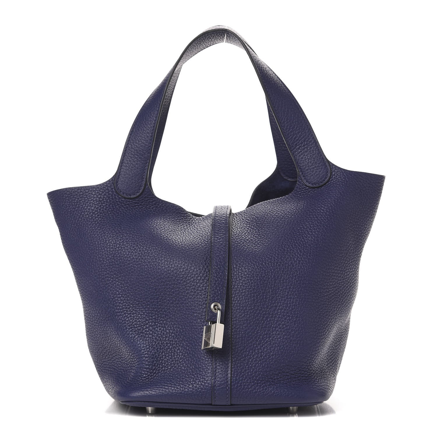 Hermes Taurillon Clemence Picotin Lock 18 PM Bleu Encre 1 of 11