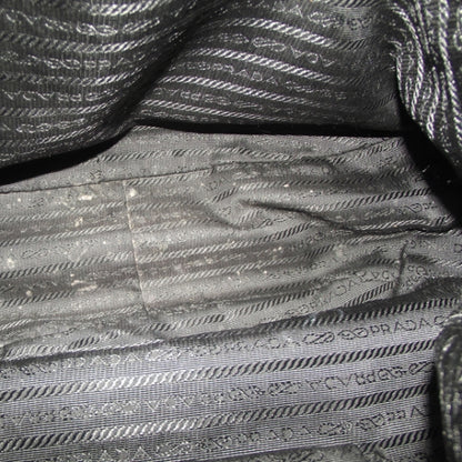 Prada Vitello Daino Shoulder Bag Black 7 of 10