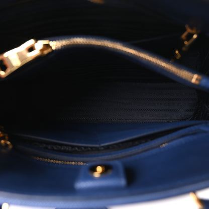 Prada Saffiano Lux Medium Open Promenade Tote Bluette 5 of 10