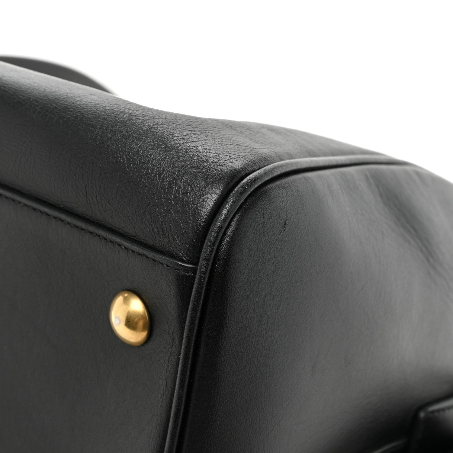 Saint Laurent Calfskin Classic Duffle 6 Black 14 of 16