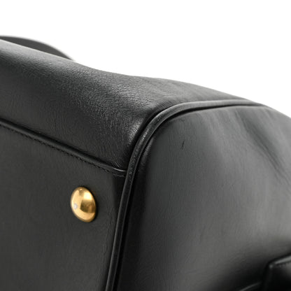 Saint Laurent Calfskin Classic Duffle 6 Black 14 of 16