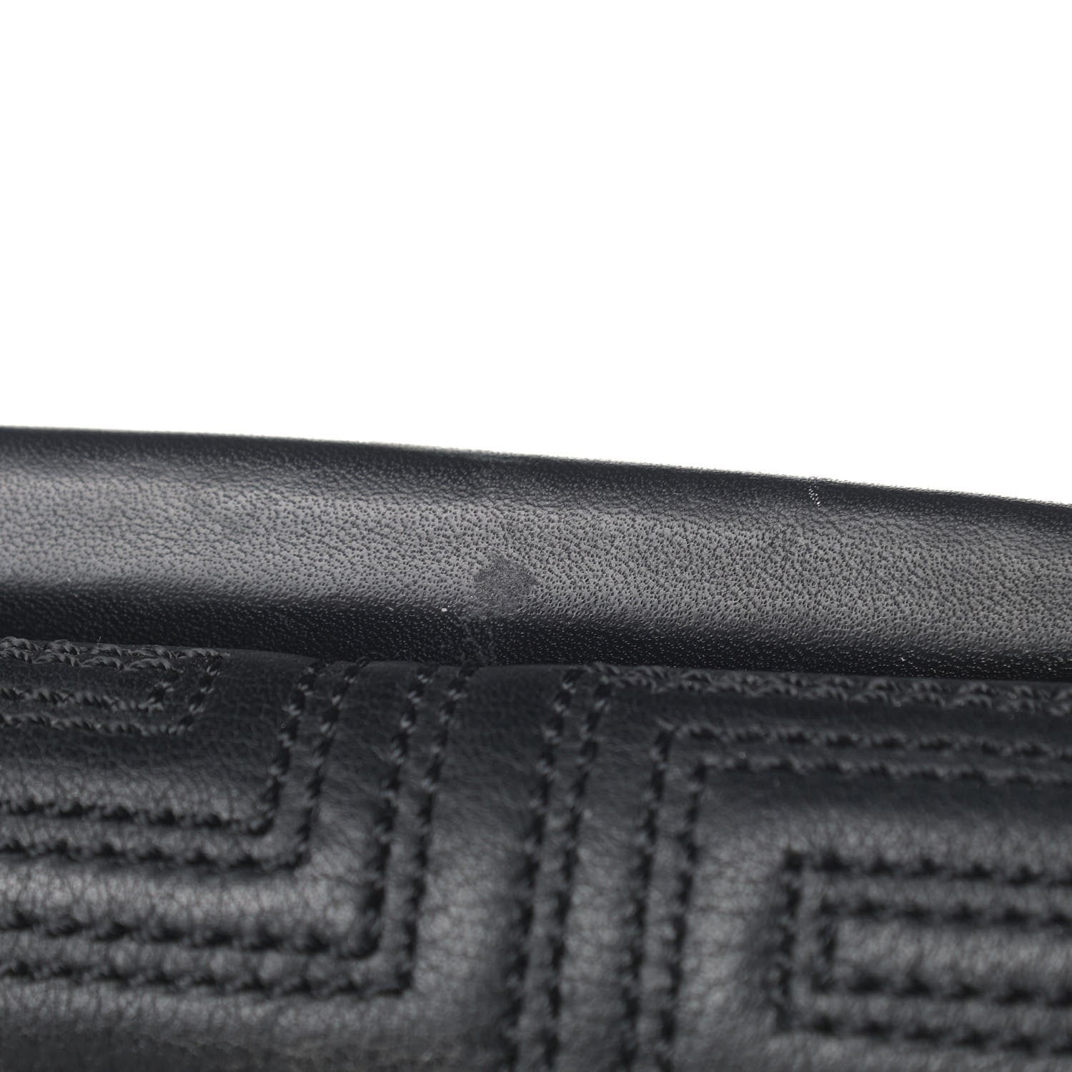 Versace Nappa Quilted Garment Bag Black 7 of 7