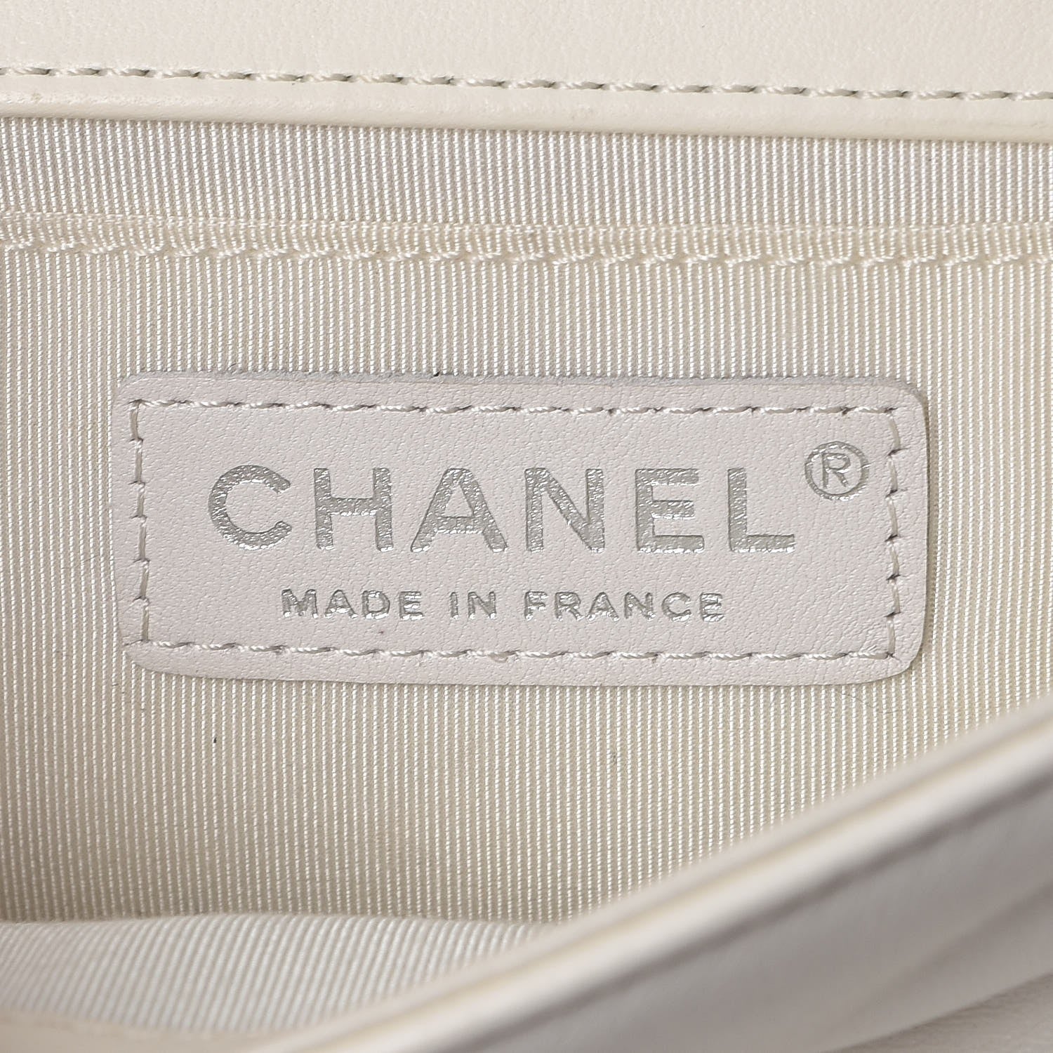 Chanel Lambskin Quilted Small Boy Flap Ivory 6 of 14