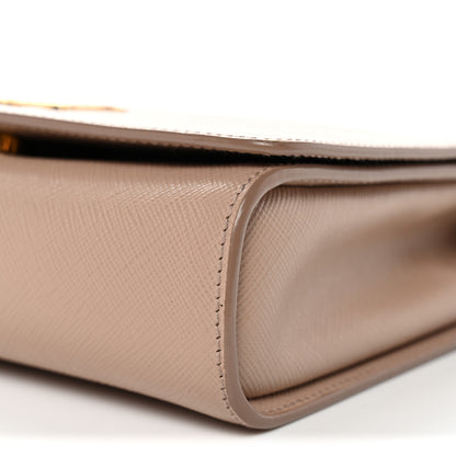 Prada Saffiano Chain Crossbody Bag Cipria 9 of 11