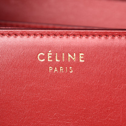 Celine Smooth Calfskin Small Classic Box Flap Bag Red 19 of 26